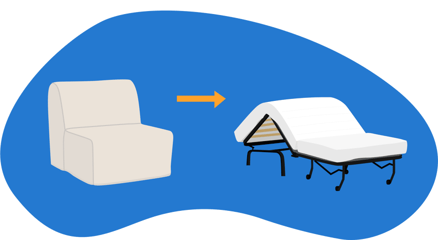 Schlafsessel zum ausklappen
